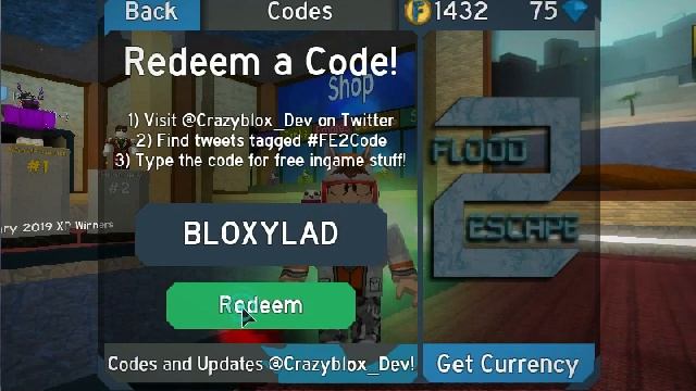 [Code]Roblox Flood Escape 2 - New BLOXY SKIN смотреть онлайн