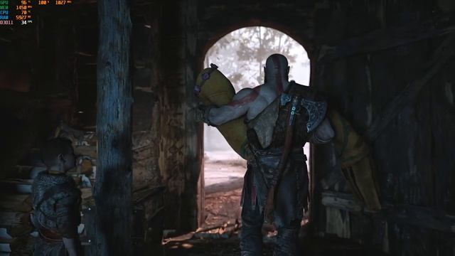 God of War PC Gameplay on R9 380x смотреть онлайн