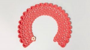 Детский кружевной воротничок из хлопковой пряжи. Пошаговое видео-описание. Мои источники вдохновения