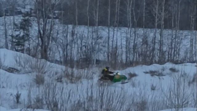 Сноукросс тренеровка на треке