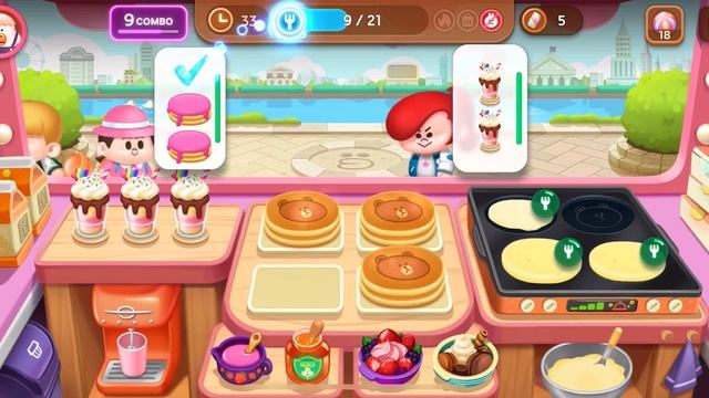 [Gameplay] Line Chef：Pancakes 16-3 смотреть онлайн