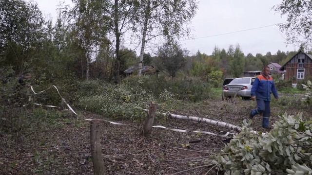 #5 Купили Заброшенный Дачный Участок / Спиливание Опасных Деревьев / Дача с нуля смотреть онлайн