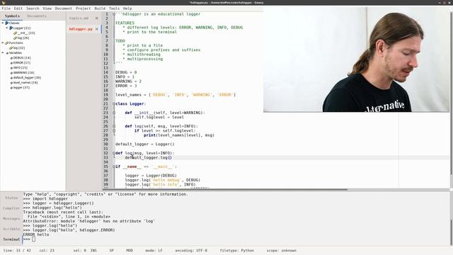 hdlogger gets classified, part 2 — sequential to OOP code [2019] смотреть онлайн