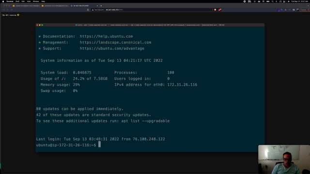 How to keep your NODE Express API listening on a AWS EC2 instance смотреть онлайн