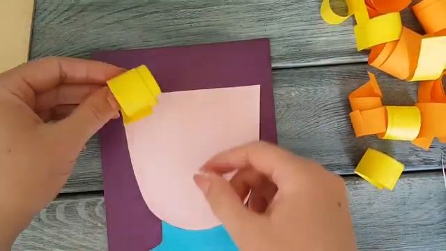 ?Аппликация ?♀️"Мой учитель",? "Моя мама". ✂️ Как сделать портрет мамы. смотреть онлайн