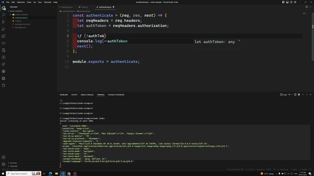 42. Add WWW-Authenticate header to the response using Node server - AJAX. смотреть онлайн