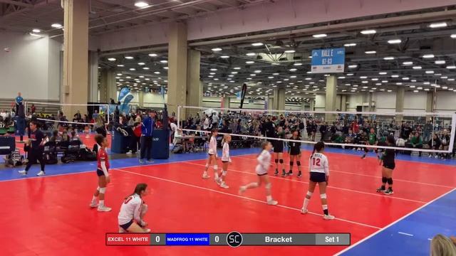 Excel Volleyball Club 11 White vs MadFrog 11 Live Stream LSR смотреть онлайн