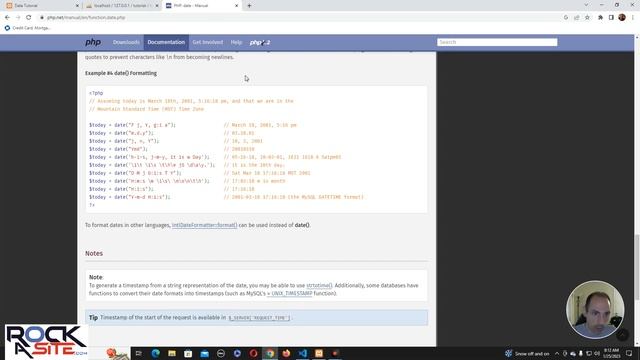 Web Development Tutorial/PHP - Part 13 - PHP Date Formatting смотреть онлайн