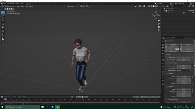 How to easily make wrinkle and cloth simulations (Blender Tutorial) смотреть онлайн
