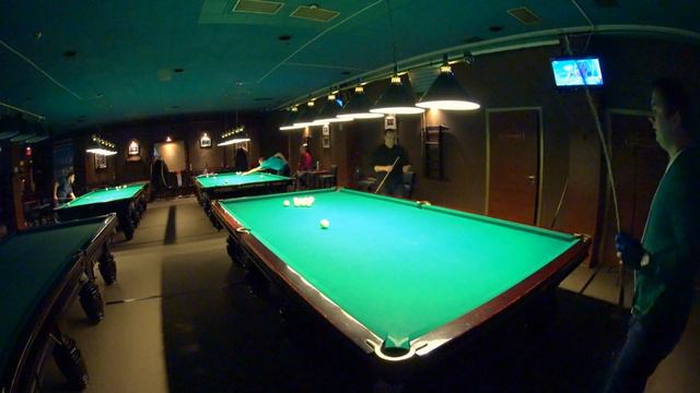 Разбой пирамиды в партии по свободной пирамиде, русский бильярд смотреть онлайн