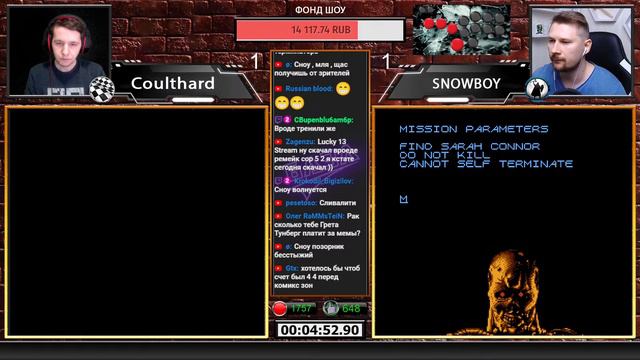 Coulthard vs Snowboy - Speed Run Fight (2 SET) смотреть онлайн
