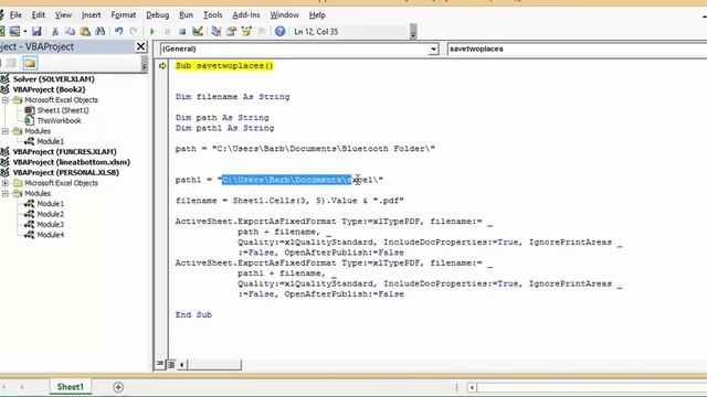 Save a file with two different Locations with a Macro in Excel смотреть онлайн