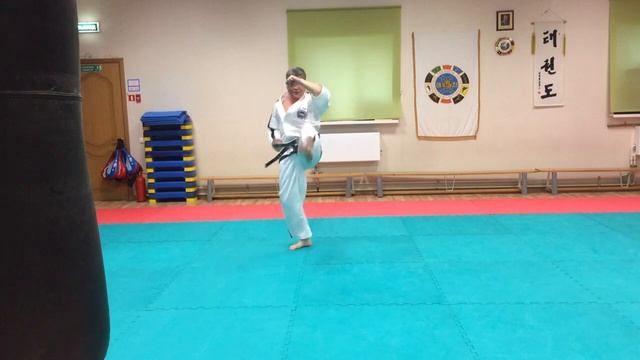 20. 4-й Дан. Уль-Чжи Туль / Ul-Ji Tul (Pattern) - Taekwon do ITF. Master Ri Yong Il (DPRK). смотреть онлайн