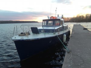 Перегон катера Капитан из Санкт-Петербурга в Москву 2017 год