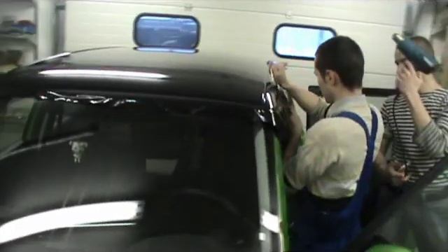 Lakras-Motors.Автовинил - оклейка крыши смотреть онлайн