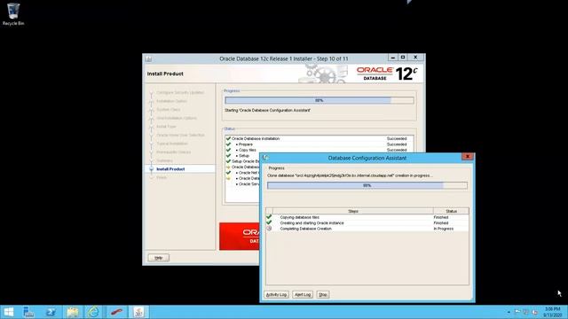 Installing Oracle 12c смотреть онлайн