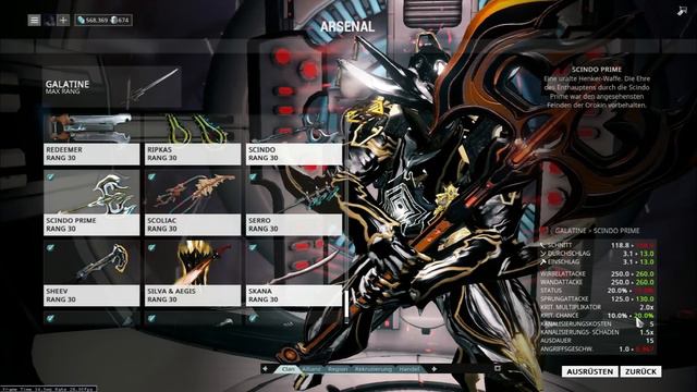 Warframe Vergleich Scindo Prime Vs. Galatine [Deutsch/German] смотреть онлайн
