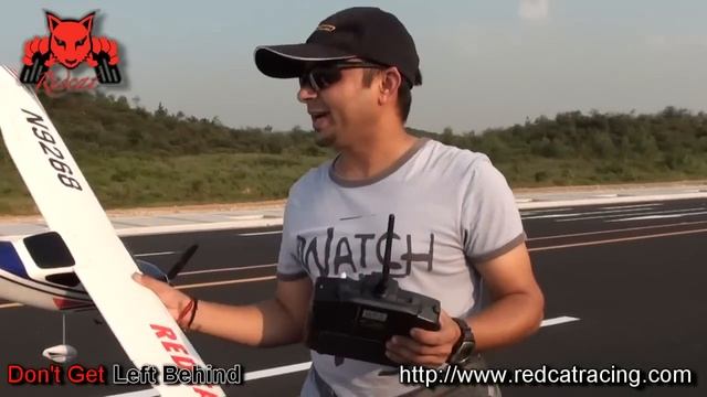 RedCat Racing RC Cessna 182 RC Airplane Maiden Flight смотреть онлайн