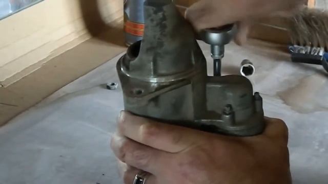 Как снять _ втягивающее реле из стартёра Лачетти