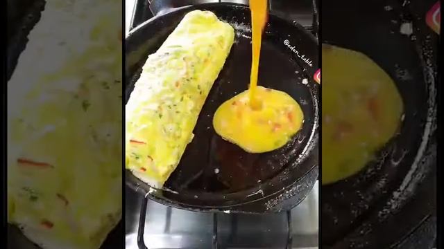 Турецкие роллы из куриных яиц - рецепт приготовления #Shorts смотреть онлайн