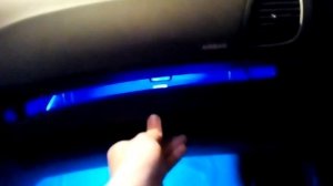 Подсветка бардачка солярис
