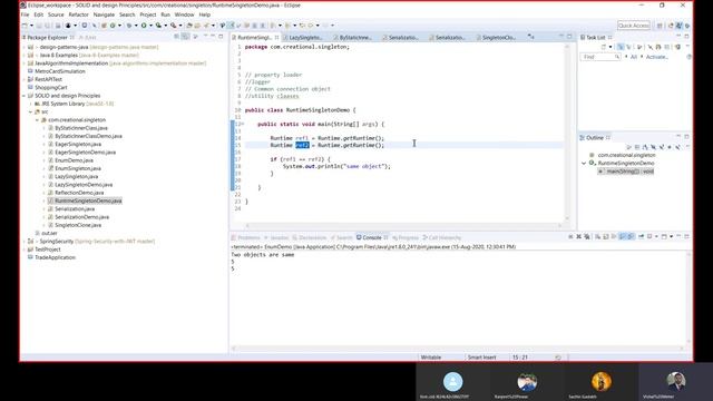 Java Runtime class смотреть онлайн