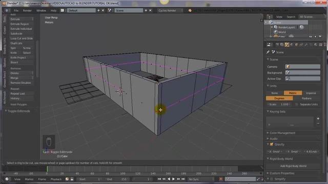 AUTOCAD to BLENDER (parte 3) смотреть онлайн