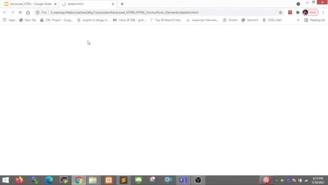 HTML Datalist Form Element | Datalist input element | datalist tag in html смотреть онлайн
