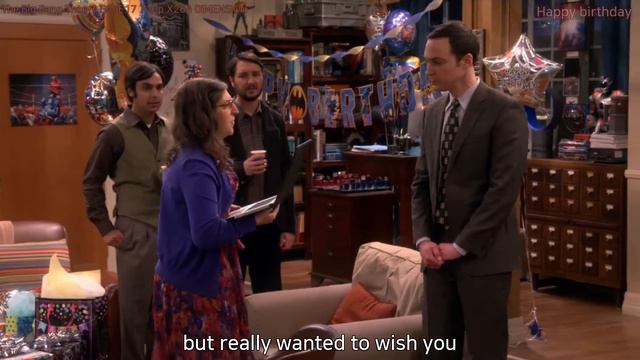 [미드영어]〔1/1〕 「BigBangTheory ◈ Happy birthday」 정말 20번이나 말했어? 확인해보자!! смотреть онлайн