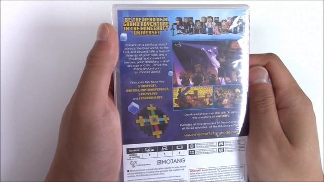 Minecraft Story Mode The Complete Adventure (Nintendo Switch) Unboxing !! смотреть онлайн
