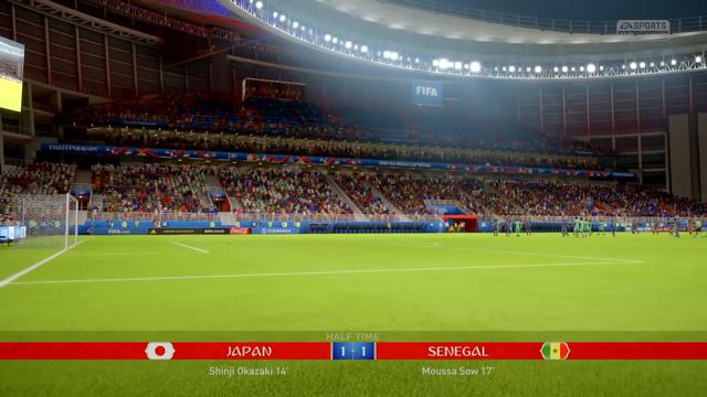 FIFA 18 World Cup Full Game Japan vs Senegal смотреть онлайн