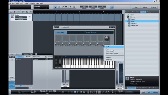 Studio One Tutorial - External Devices 1/2 (Axiom 49) смотреть онлайн