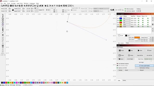 Trimming Lines And Closing Shapes In Lightburn