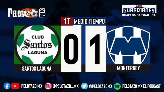 Santos Laguna vs Monterrey EN VIVO Cuartos de Final Ida - Pelotazo MX смотреть онлайн