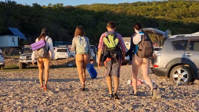 Коса на остров Шкота, Владивосток, остров Русский. #блогВладивосток смотреть онлайн