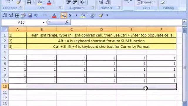 Excel Magic Trick - 4 SUM function Keyboard Trick | Excel Magic Tricks смотреть онлайн