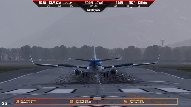 X-Plane 12 | Nuremburg - Salzburg - Nuremburg | 737 ZIBO | VATSIM