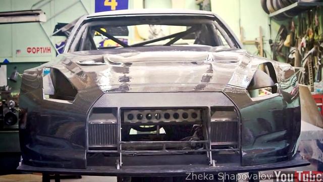 Race Car Rebuild Nissan GT-R R35 modernization after an accident смотреть онлайн