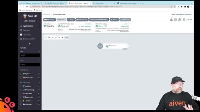 GitOps for you Aiven data infrastructure using ArgoCD and Aiven Kubernetes Operator смотреть онлайн