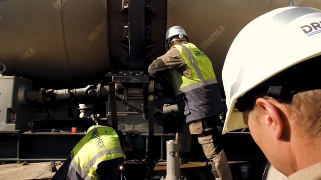 Шлифовка контактных поверхностей асфальтосмесительной установки Benninghoven TBA4000 смотреть онлайн