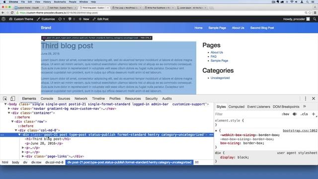 WordPress Theme Development Part 48 смотреть онлайн
