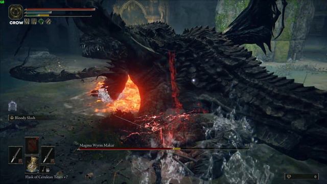 Elden Ring - Dual Blood Katana Vs Magma Wyrm Makar [No Damage] Solo Gameplay смотреть онлайн