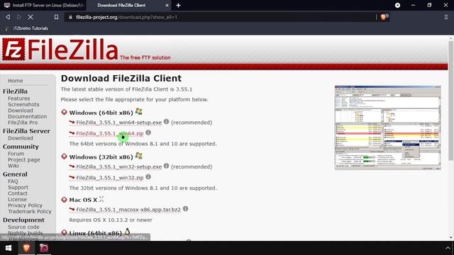 Install FTP Server on Linux Debian/Ubuntu смотреть онлайн
