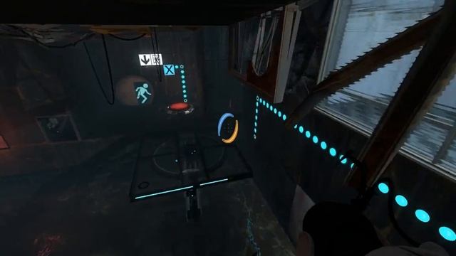 Portal 2, Chapter 2, Chamber 4, fast jump смотреть онлайн