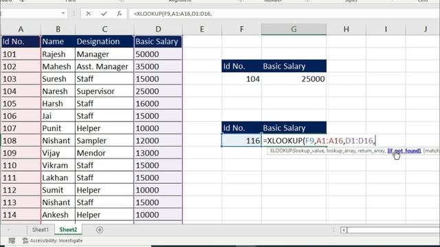 XLOOKUP Function in MS Excel | MS Excel Advanced Tutorial | [Hindi] #ms excel смотреть онлайн
