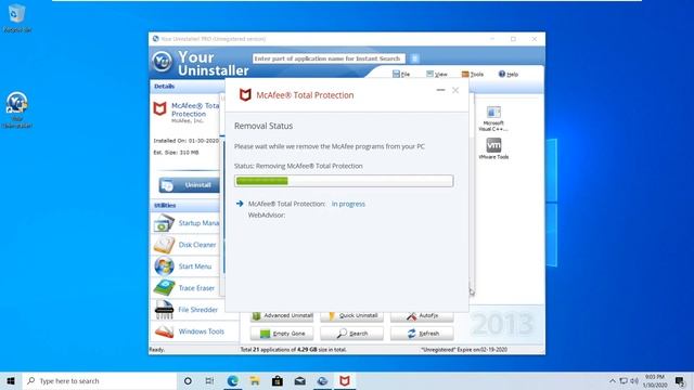 How to Uninstall Mcafee in PC (100% Completed) смотреть онлайн