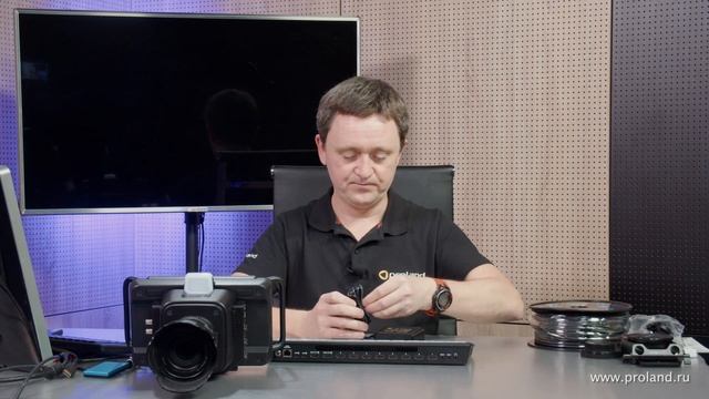Комплект оборудования для продакшена Blackmagic Design. Studio Camera 6K PRO. Atem Mini Extreme ISO смотреть онлайн
