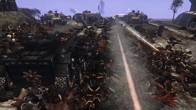 Unification Mod: Survival - Deathwing Terminators vs Chaos! - Warhammer 40K: Dawn of War: Soulstorm смотреть онлайн