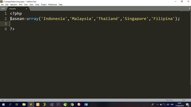 PENGGUNAAN ARRAY PADA PHP смотреть онлайн
