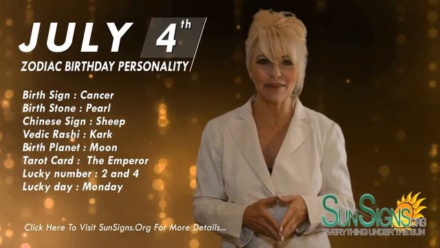 July 4th Zodiac Horoscope Birthday Personality - Cancer - Part 2 смотреть онлайн